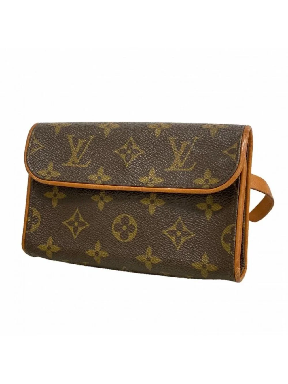 Louis Vuitton Waist Bag Monogram Pochette Florentine Brown